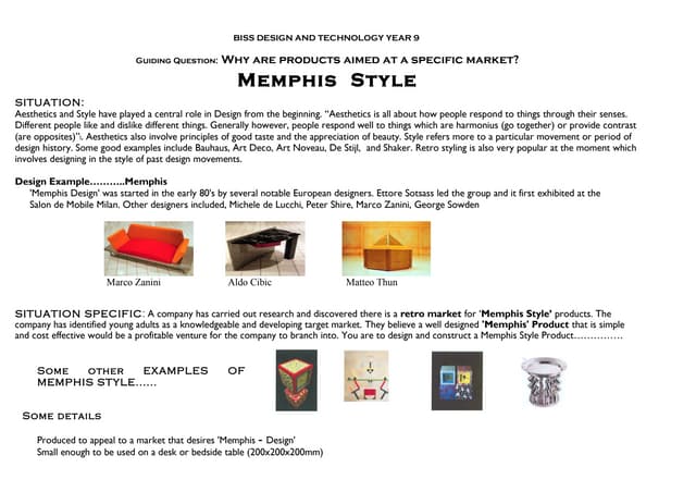 Memphis Style Design 