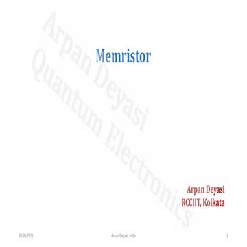 Memristor
