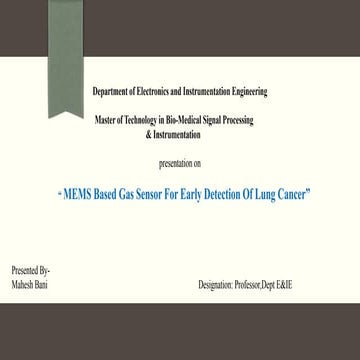 Cancer detection using volatile organic compunds | PDF