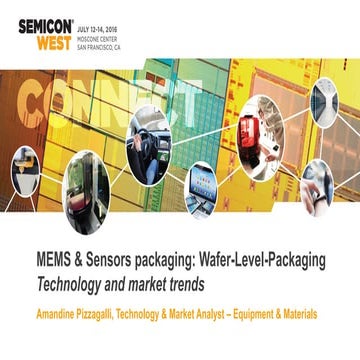 Mems and sensors packaging technology and trends presentation held by Amandin...