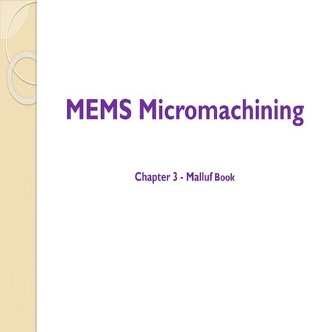 MEMS     Fabrication Techniques_2024.pdf