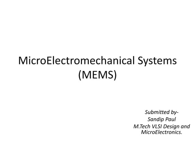 Mems ppt