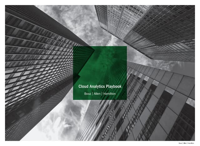 Cloud Analytics Playbook