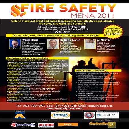 Mena Fire Safety Conference Qatar April 2011