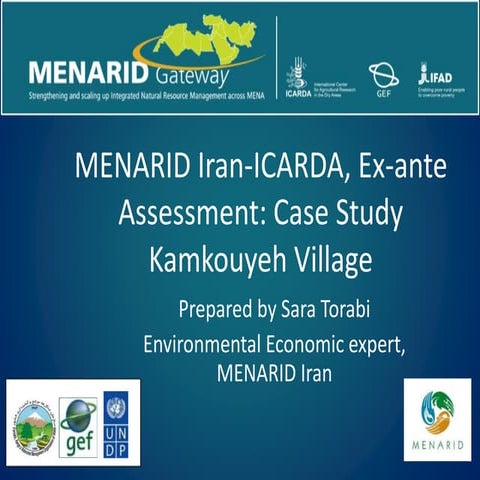 Menarid: Case study of Kamkouyeh Village, Iran
