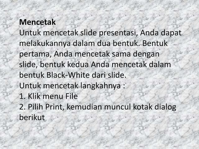 Mencetak