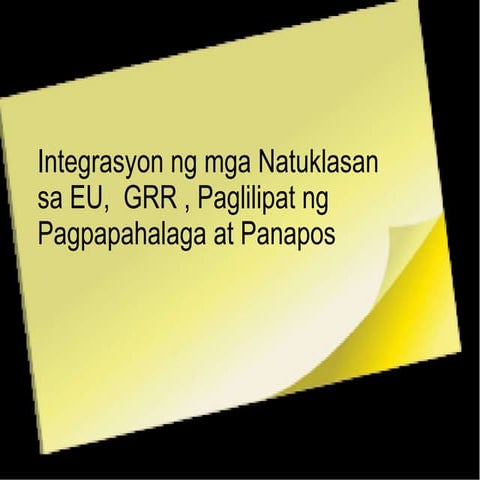 3 I's - Integration | PPTX