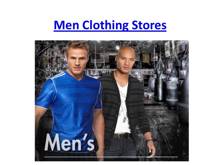 Men clothing stores