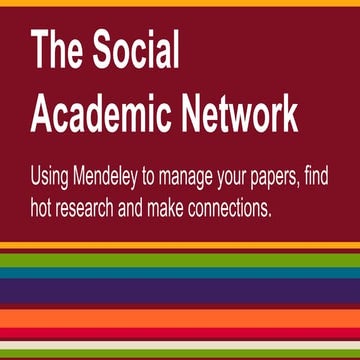Mendeley   The Social Academic Network