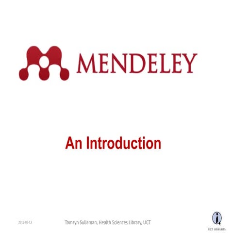 Mendeley 08 04-2015