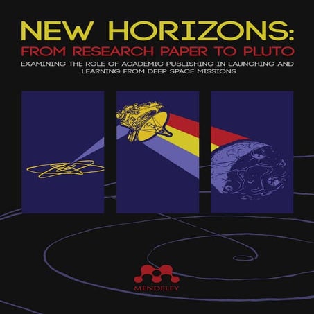 Mendeley Report: New Horizons: From Research Paper to Pluto