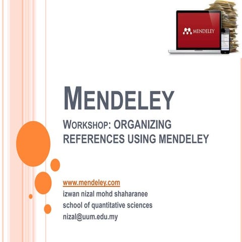 Mendeley Training