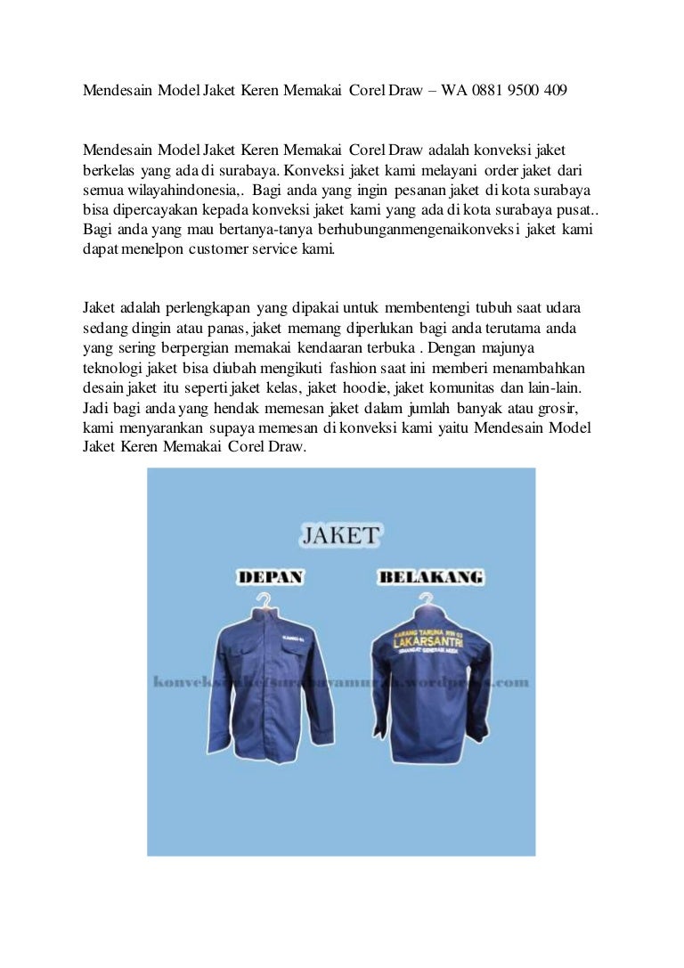 46 Koleksi Model Jaket Keren Belakang HD