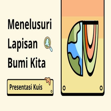 Menelusuri Lapisan Bumi Kita IPAS Presentasi Kuis Kuning Hijau Gradasi ...