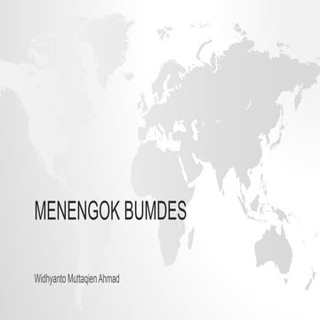 Menengok bumdes wma 2709