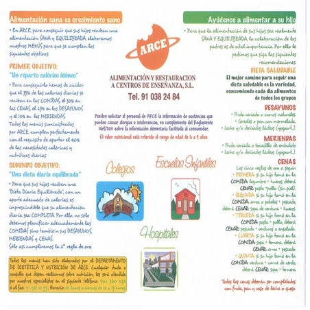 Menú febrero Blas de Otero