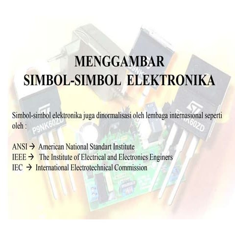 Mengambar simbokomponen pcb