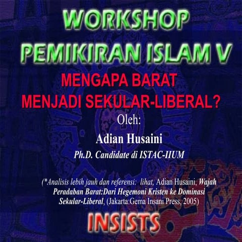 Mengapa Barat Liberal