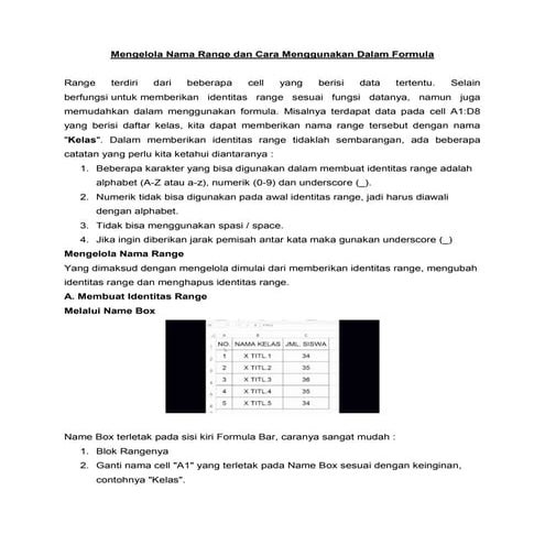 Fungsi sum, average, max, min dan count dan cara menggunakan formulanya ...