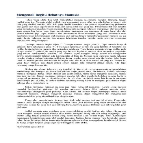 Mengenali begitu hebatnya manusia