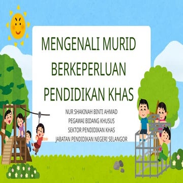 Mengenali Murid Berkeperluan Pendidikan Khas: Panduan Lengkap MBPK | PPTX