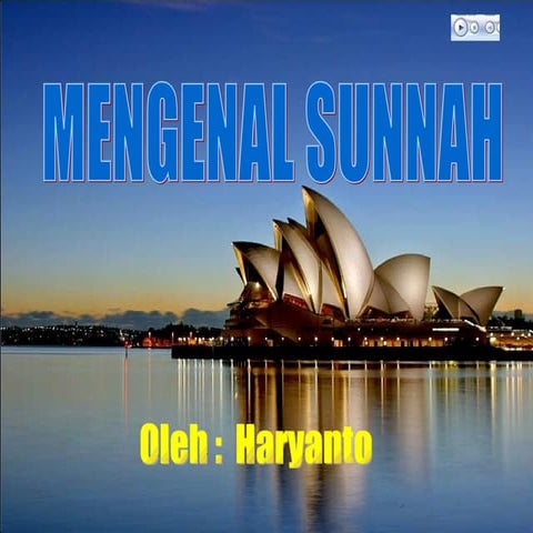 Mengenal sunnah
