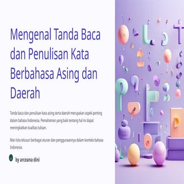 Mengenal Tanda Baca dan Penulisan Bahasa Asing.pptx