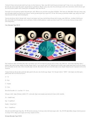 cara main togel 2017