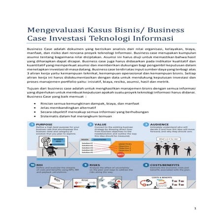 Mengevaluasi kasus bisnis