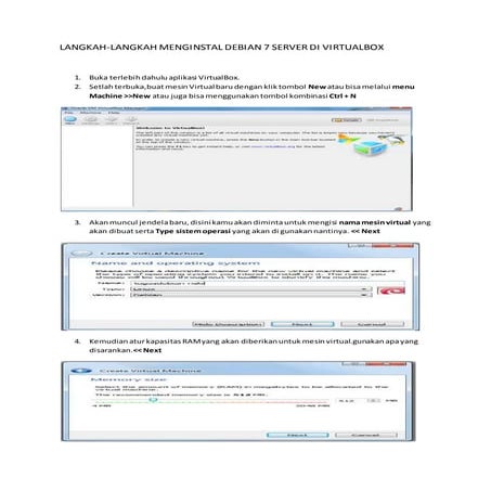 instalasi debian 7 dan perintah dasar