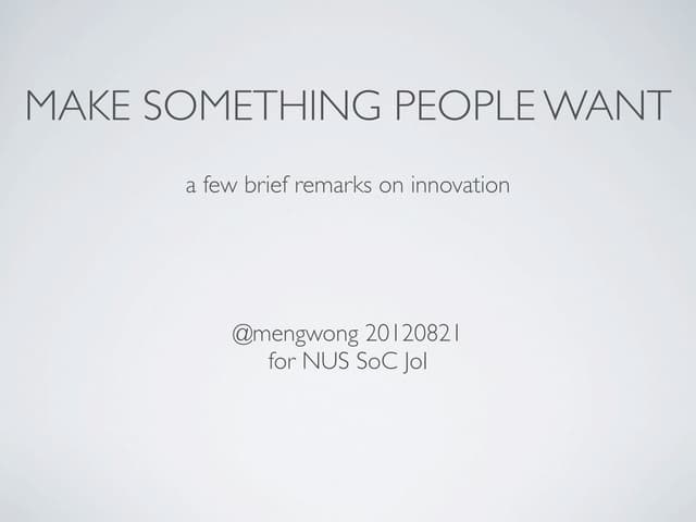 Journey of the Innovator
