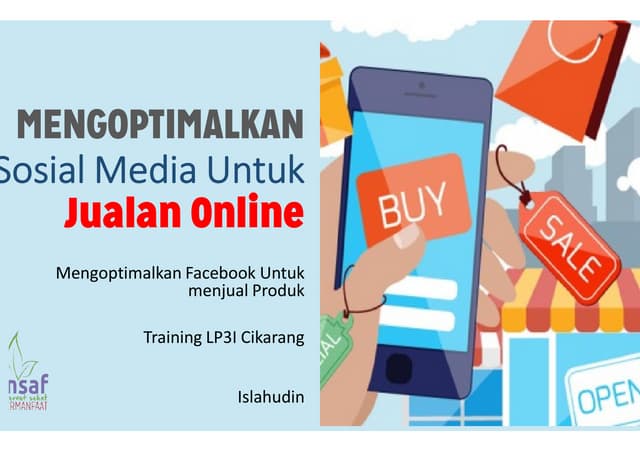 Mengoptimalkan sosial media untuk jualan online