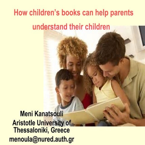 How children's book can help parents understand their children