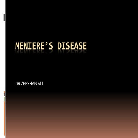 Meniere's disease