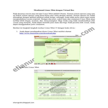 Menikmati Linux Mint dengan Virtual Box