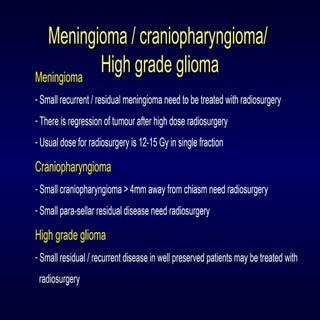 Meningiona cranio hgg