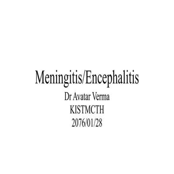 Meningitis