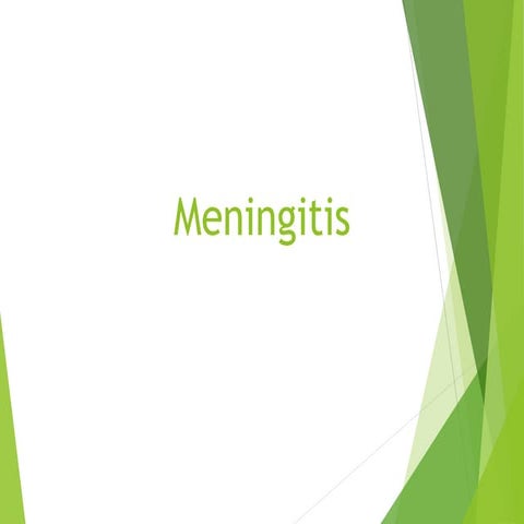 Meningitis disease, Brain, pharmacoclogy