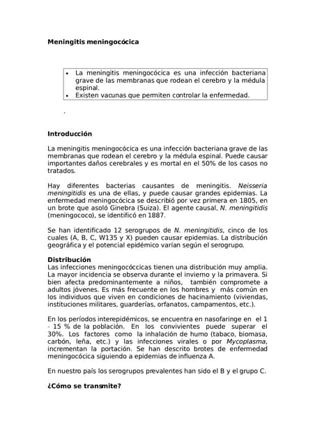 fisiopatología de la meningitis viral y bacteriana | PPT