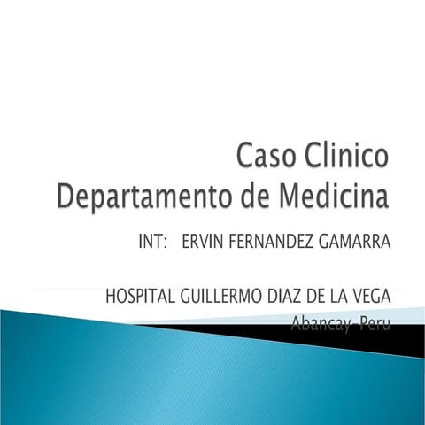 Meningitis caso clinico 1