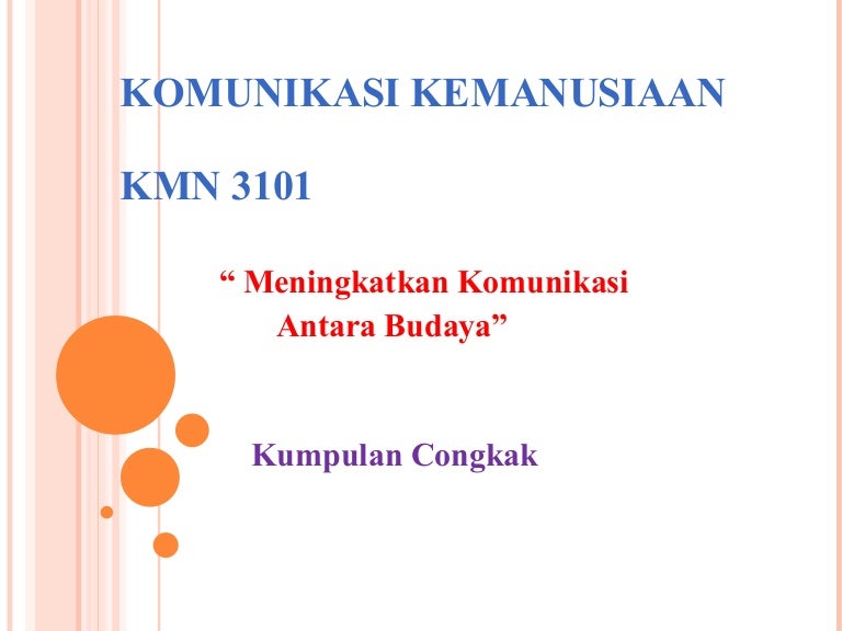 Meningkatkan Komunikasi Antara Budaya