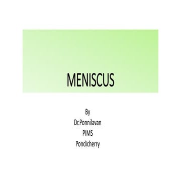Meniscal injury 