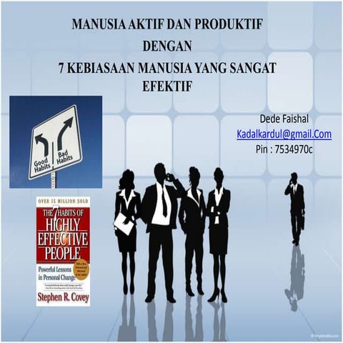 Menjadi manusia aktif dan produktif