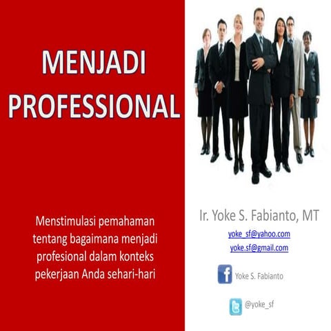 Menjadi Profesional (How to Become A Professional - Bahasa Indonesia)