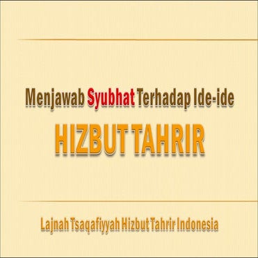 Menjawab syubhat | PDF
