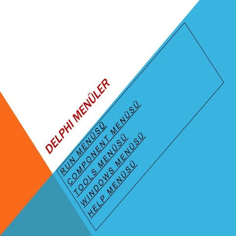 Delphi Menu