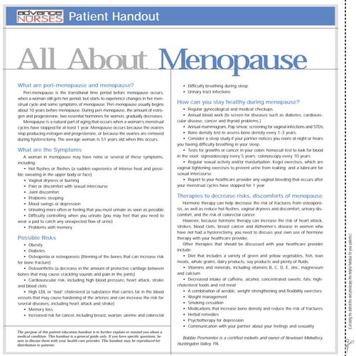 Menopause | PDF