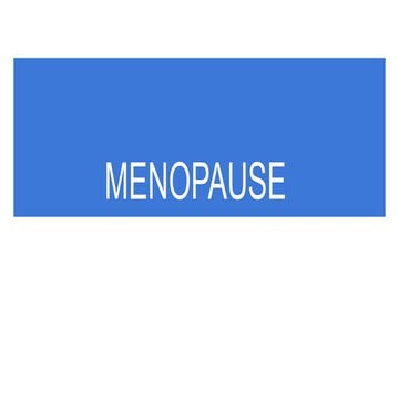 Menopause OBSTETRICS AND GYNECOLOGY.pptx