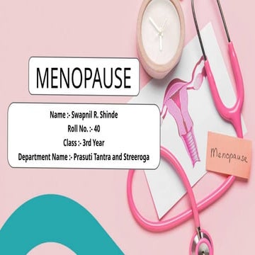 Menopause | PPTX