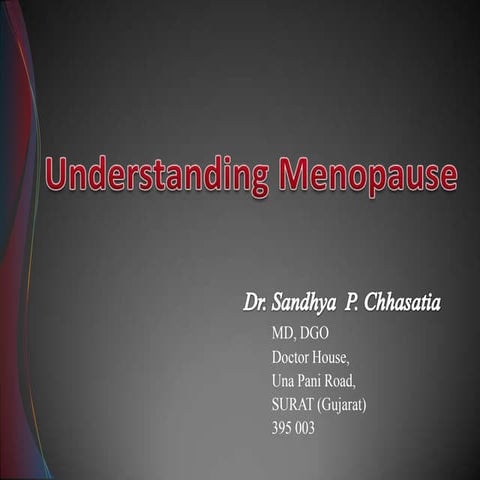 Understanding Menopause 